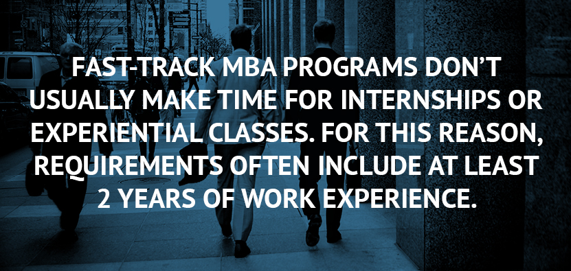 one year mba